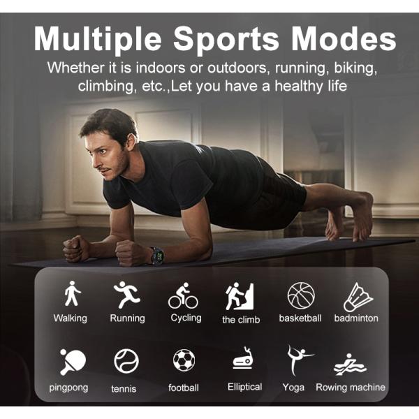 L11 smart match 1.28inch IP68 Sports Waterproof Watches For Swimming Long Battery Life