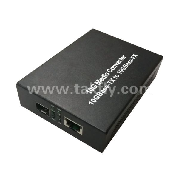 10g SFP+ & RJ45 Port Fiber Optic Media Converter