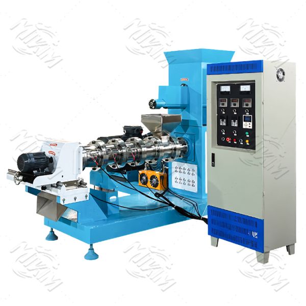 Stainless Steel Fish Feed Extruder Machine with 100-2000 kg/h Capacity and Automatic Feeding for Pet Food Processing