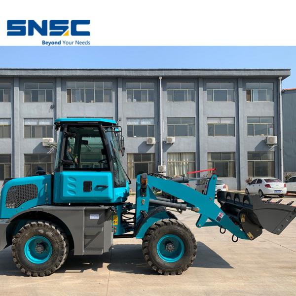 42KW 4 Wheel Drive Mini 1.6 Ton Wheel Loader for Agricultural Dimension 5020mm*1860mm*2680mm