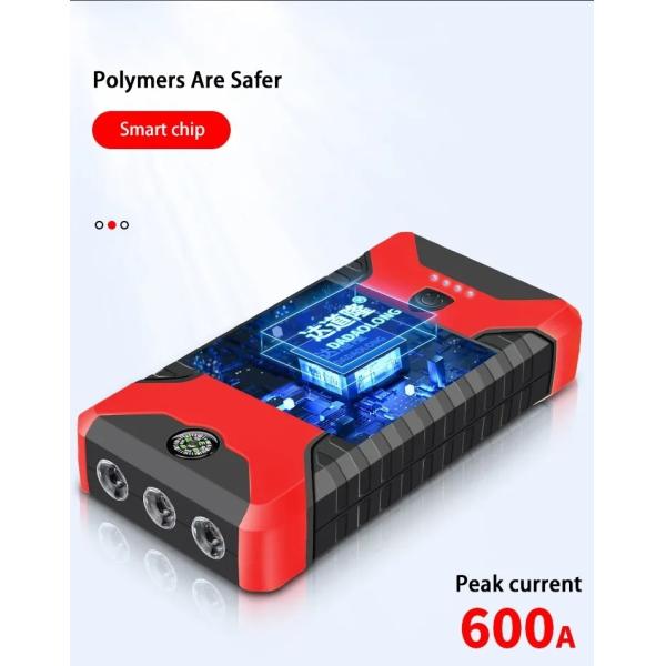 20000mA Car Jump Starter 600A Portable Car Charger Booster Charger Booster Power Bank Starting Device Car Starter