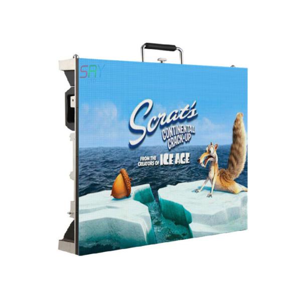 P5 SMD 3528 Full Color Outdoor Led Display Die Casting Aluminum Cabinet 640mm x 640mm