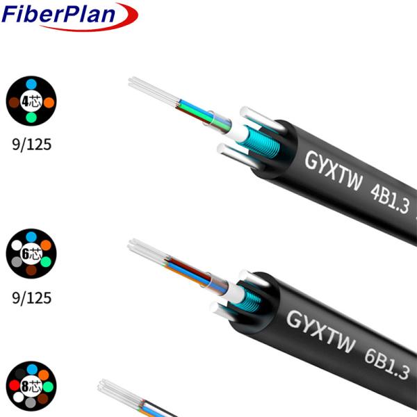 Multi Mode PBT Loose Tube Steel Wire Reinforcing GYXTW