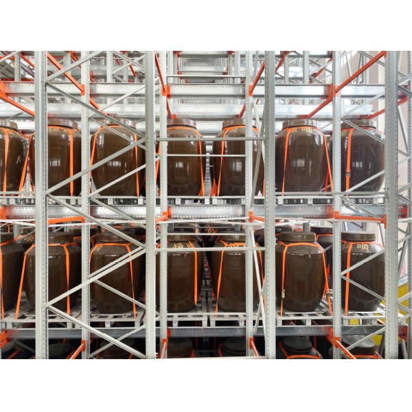 Two Way Radio Shuttle Cart And Carrier ASRS Automatic Storage And Retrieval System  Pallet Runner Rack System