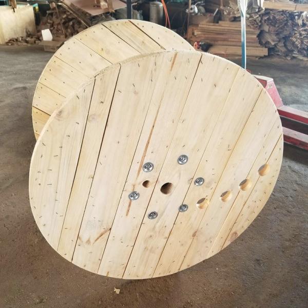 Ispm15 Wooden Cable Drum Large Industrial Wooden Cable Reels