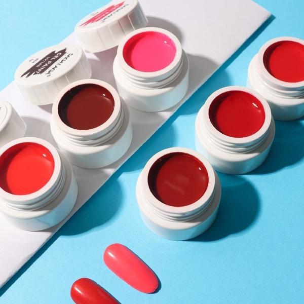 Eco-friendly Gel Uv Paint Nail Art Nails Supplies Salon Professional Products Polish Uv Gel Nail Art Logo Custom Logo