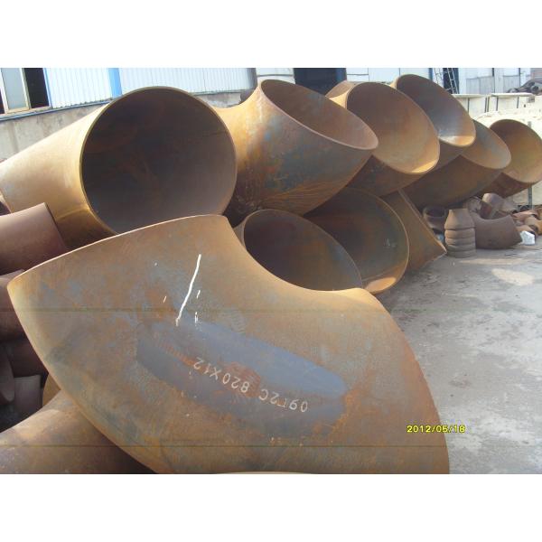 Сварка DN820*12mm проталкивает слабую стальную 22mm черную отполированную картин