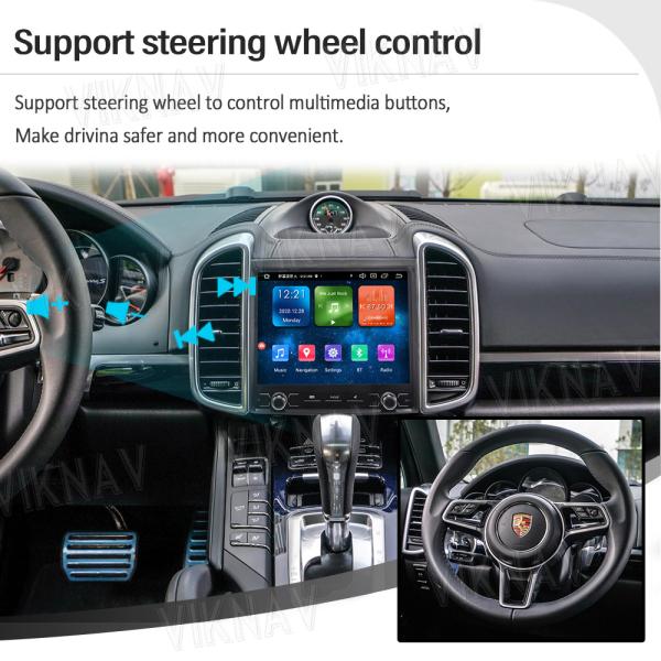 Радио для автомобилей Android 13 для Porsche Cayenne 2010-2017 с сенсорным экраном