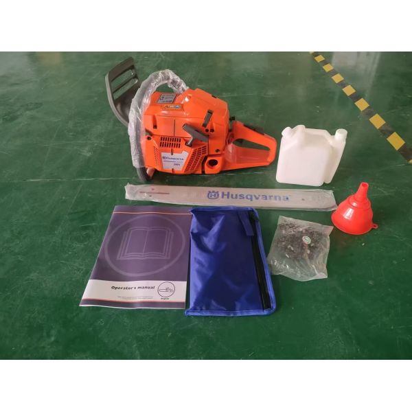 High Quality 3.4KW Wood Cutting Machine HUSQ365 Gasoline Chainsaw With 65.1cc Garden Tools Chain Saw