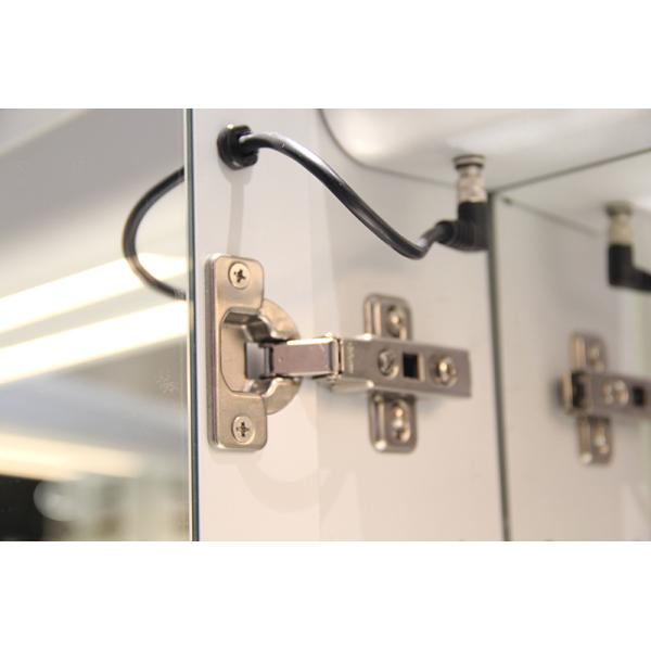 Зеркальные шкафы в Европе Шаблон шкафа индивидуальный одно-/двойной дверной светодиодный зеркальный шкаф