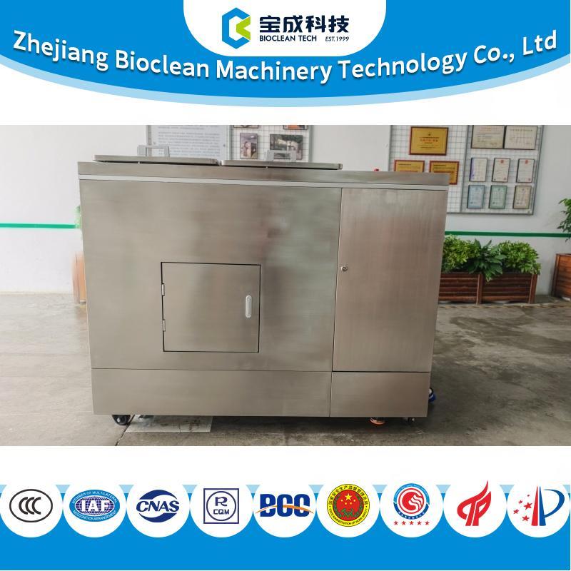 1000kg/Day All-in-One Food Waste Composter with Shredding Dewatering & Oil-Water Separation