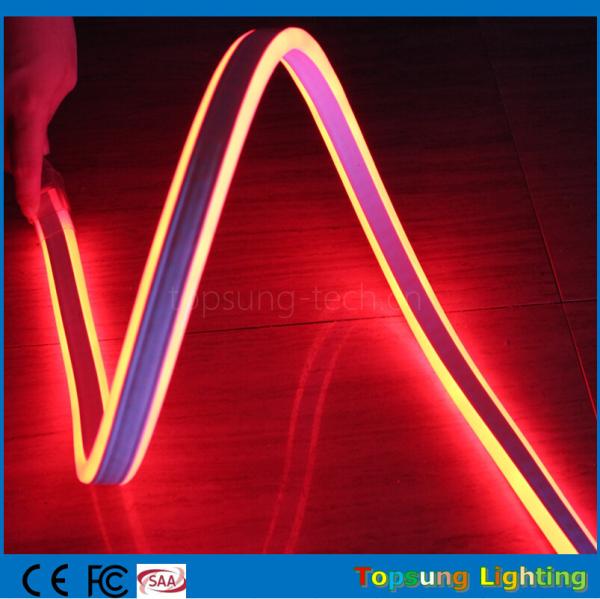 230V de lado duplo LED neon flex cor vermelha para sinalização