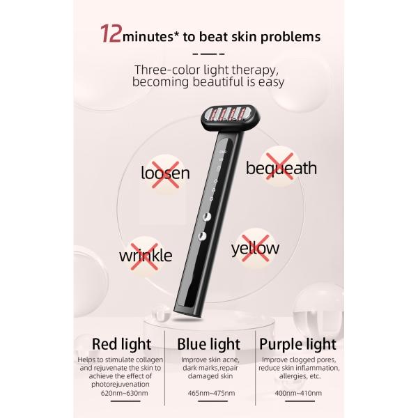 46G Warming Anti Aging Eye Massager Pen Wand for Face Neck Eyes Body EMS Microcurrent