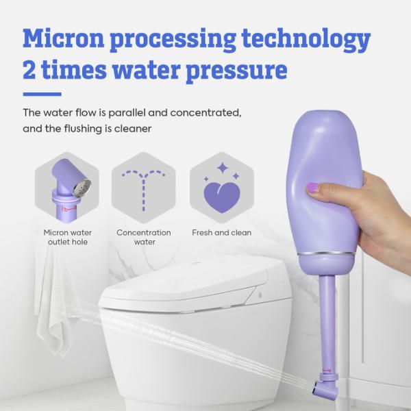 Travel-Friendly Portable Bidet for Personal Hygiene 380ML Water Capacity ABS EVA PP Material