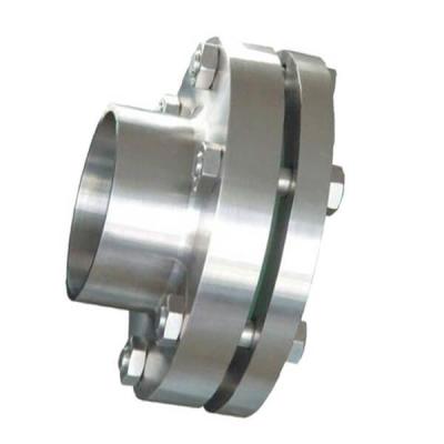 Explosion - Proof  Sanitary Flanged Sight Glass For Tanks 10 Bar