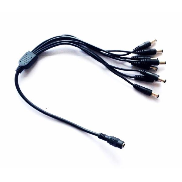 Power Supply 5.5*2.1 DC Connector with Open Wire Cable and Multi-core PVC Jacket