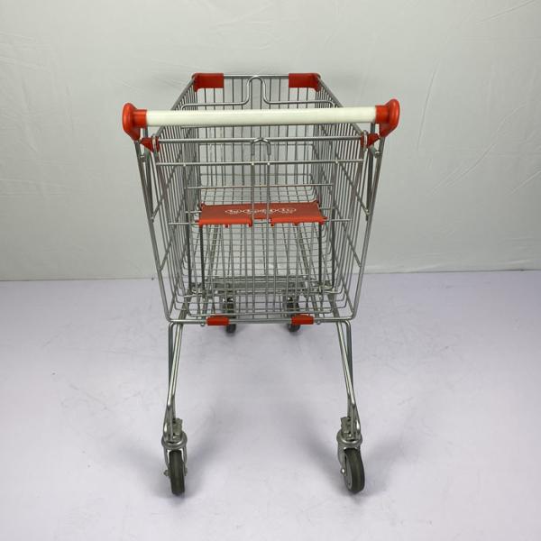 Chariot russe régulier 125L d'épicerie de supermarché de style avec des roues d'unité centrale