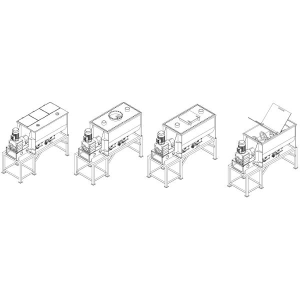 порошка еды смешивая машины специи 350*140*205cm машина сухого смешивая