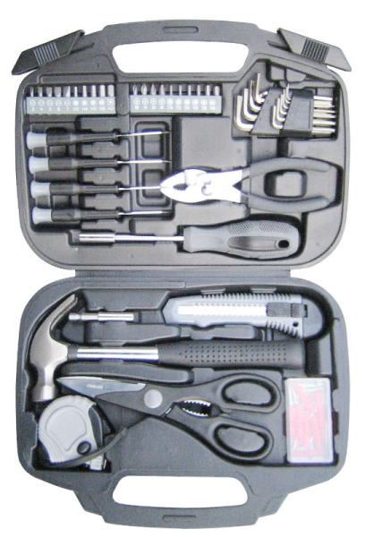 44 pcs screwdriver set ,with slip joint pliers ,claw hammer , scissors .