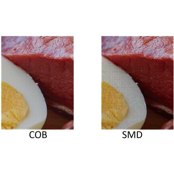 Устойчивый к столкновениям COB HD LED дисплей Slim Light P0.7mm