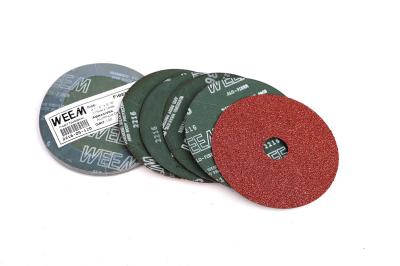 discos de lixamento do moedor da fibra da resina de 4.5Inch/115mm com grão do óxido de alumínio