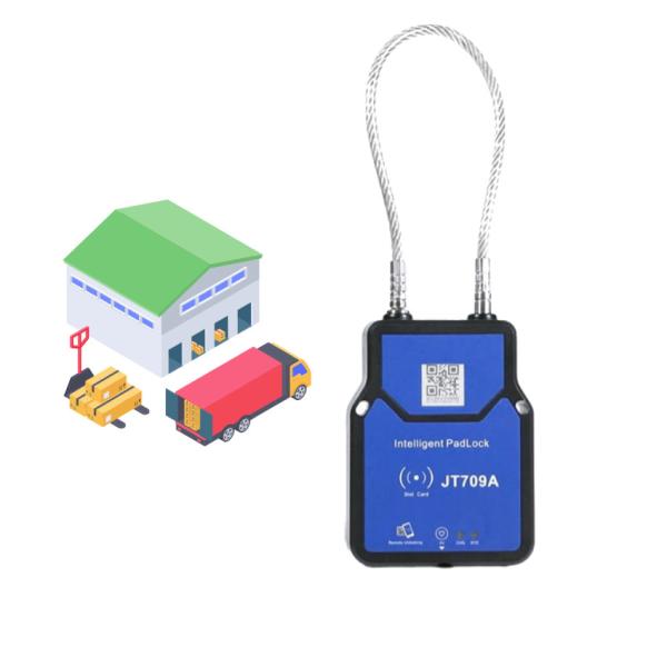 Gps грузового транспорта склада отслеживая padlock