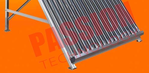 Aquecedor de água solar fixado na parede, abastecimento de água quente solar do tubo para o aquecimento da sala