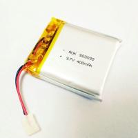 Bateria LiPo personalizada AUK 503030 3.7V 400mAh Bateria LiPo para Bluetooth