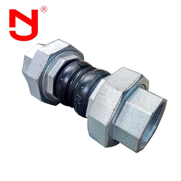 EPDM Stainless Steel Screwed Union Bspt Threaded Joint Rubber Flexible Connector