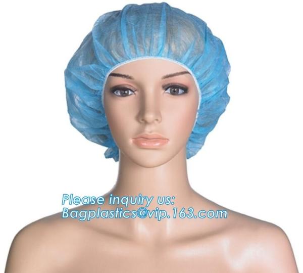 Elastic Cap covers, Medical Disposable Surgical Head Caps, Nonwoven Bouffant Mob Cap, Hair Net NURSE CAP