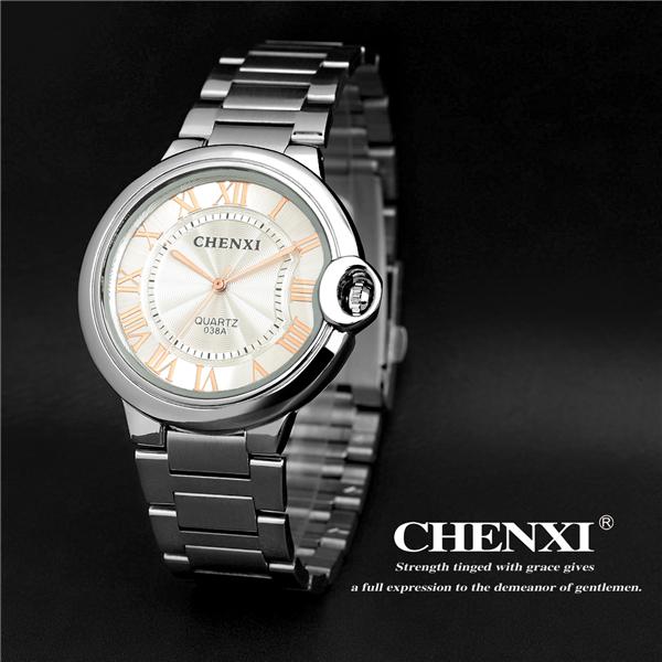Rose Gold 038A Hot Sale Men Watch Factory Watches Men Business Watches Men Stainless Steel Watch