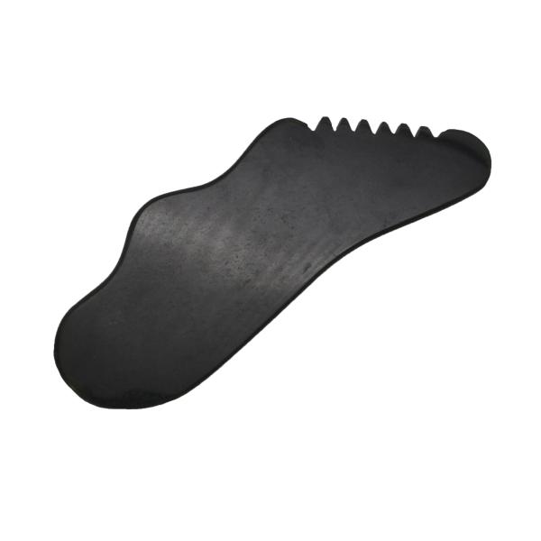 Black Large Bian Stone Gua Sha Lymphatic Drainage Massage Tool for Neck Back Shoulder Waist Buttock Body Therapy Massager Tools