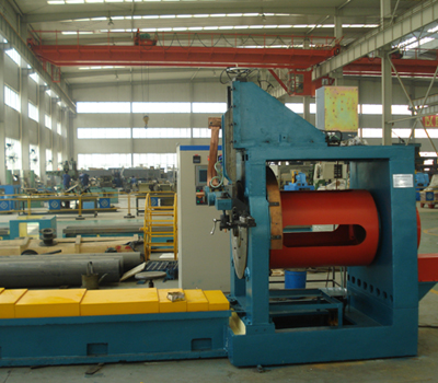Automatic Cylindrical Screen Welded Wire Mesh Machine With Mitsubishi Servo Motor