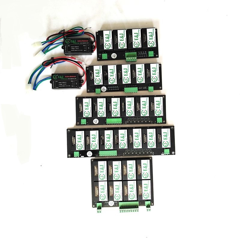 2S - 24S 1.0A 2.0A Active Battery Balancer Bluetooth BMS Solution 50A 100A 150A 200A