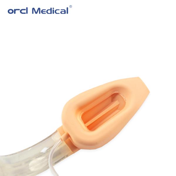 Uso en UCI de suministros médicos libres de látex doble tubo estándar de silicona máscara laríngea vía respiratoria #2-5# Tamaño con CE ISO13485
