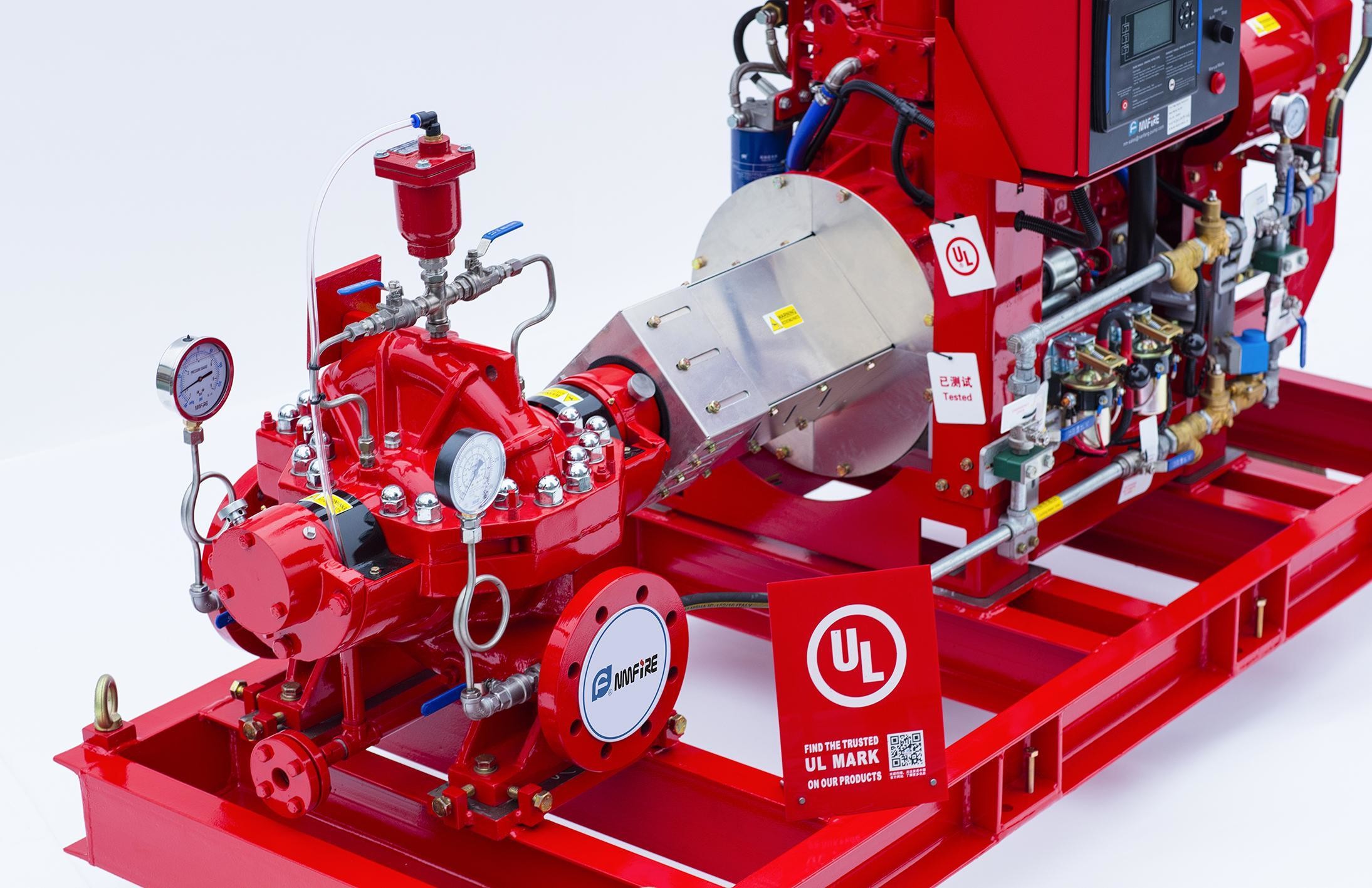 NFPA20 400GPM разделило тип центробежный пожарный насос случая