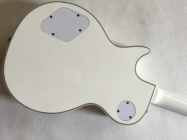 Wholesale Cibson LP Custom 1960 Electric Guitar rosewood fretboard with Real Pearl mother inlay Large diamond In White