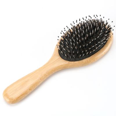 Laser Vent Largo Dente Cão de Porco Camarão de Cabelo Camarão de Cabelo Anti-estático de Madeira Escova de Cabelo Para Mulheres