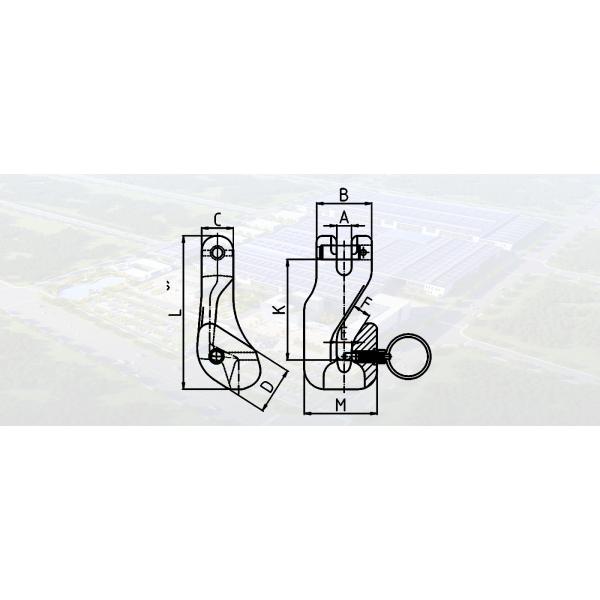 SLR871-CLEVIS ANGLE REGULATOR HOOK