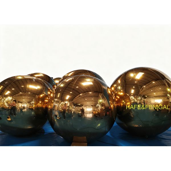 Elegant Durable Double-Layer PVC Balloons With Stunning Mirror-Finish Reflection