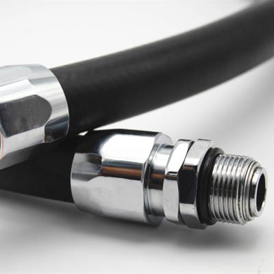 Gasoline Rubber Transport Fuel Dispenser Hose 33/4 Inch Smooth