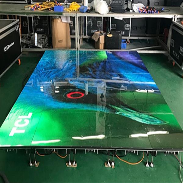 Full color p4.81 floor led screen p3.91 interactive dance floor led display for Night Club Disco Bar KTV Led advertising