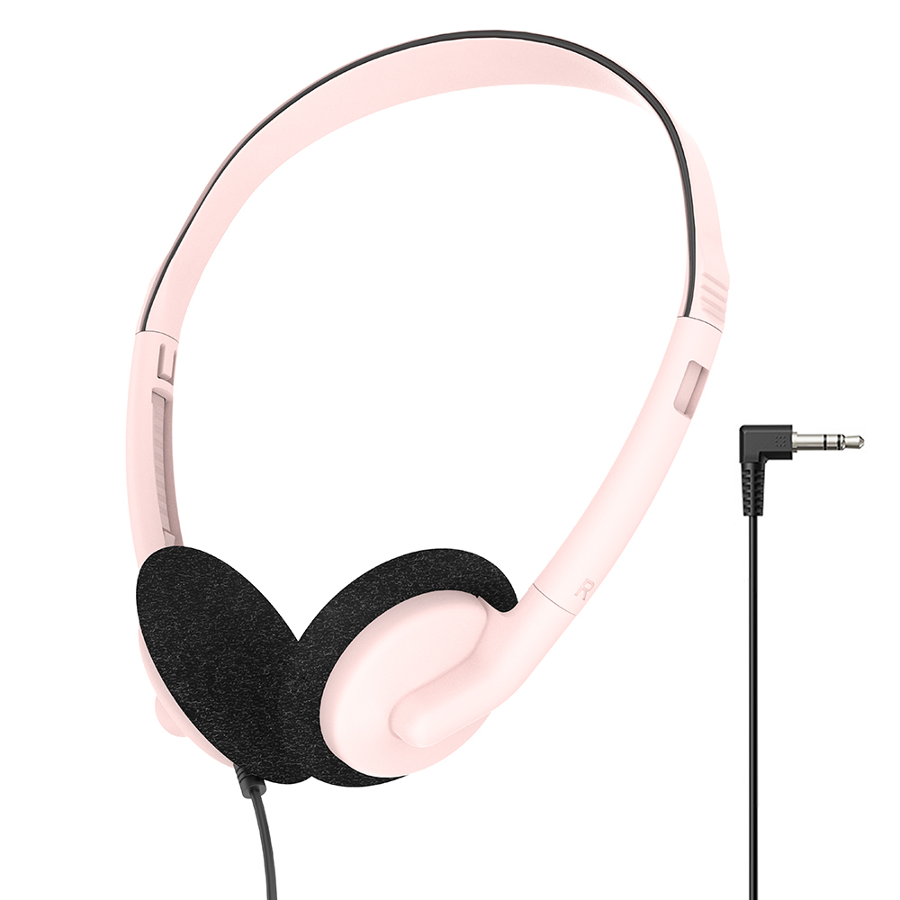 JTY-0121 Wired Head Mounted Headphones 3.5mm/Type-C Plug Lightweight Headphones Comfortable Earcups Stereo Audio Headphones Suitable for Aviation/Train/Classroom/Office/Museum OEM/ODM Customization