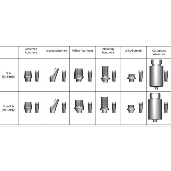 Submerged Type Internal Hex Titanium Implant Bone Level Dental Implant Compatible with Custom 3D Design