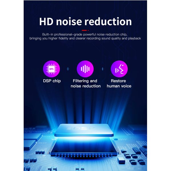 Portable Digital Voice Recorder Memory 4GB Mini Voice Activated Recorder