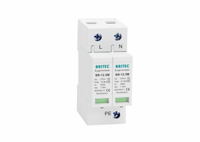 2P 275V 12,5kA Dispositivo de protecção contra sobretensões Arrestador de sobretensões IEC61643-11