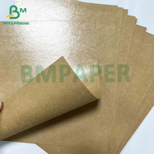 Untear Brown Kraft Greaseproof French Fries Boxes PE Coated Paper