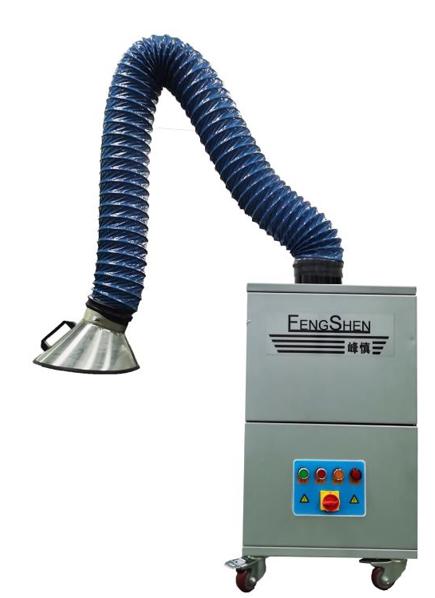 Mobile Paper Filter Welding Fume Extractor Portable Exhaust Extractor for Shops
