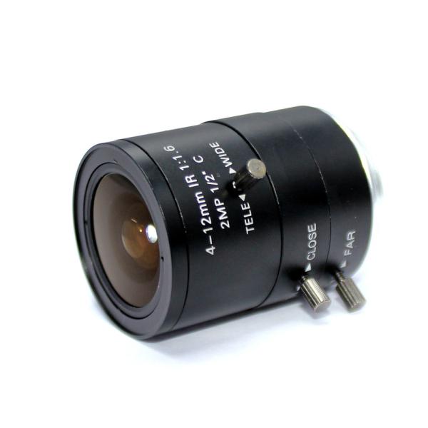 Vari Focal Manual Iris IR C Mount 4-12mm Machine Vision Camera Lenses