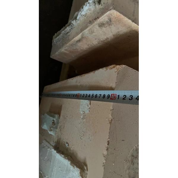 Teor padrão de SiO2 tijolo AZS de segunda mão para refratário fundido em fornos de vidro